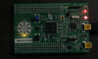 STM32F3Discovery disco lights