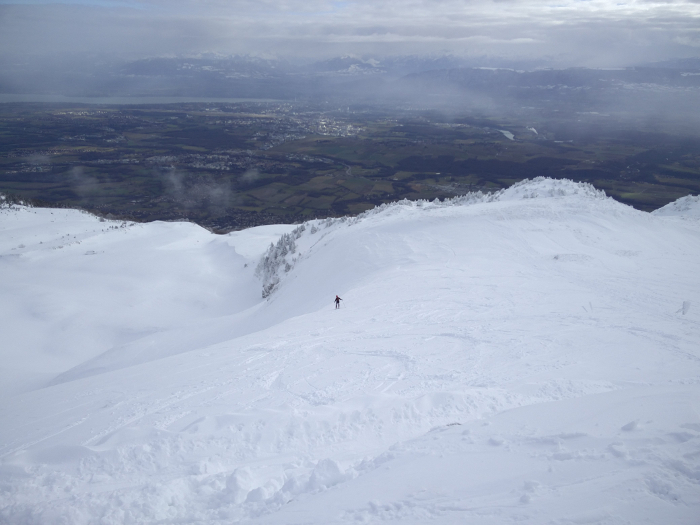 Snowy slopes of Le Reculet